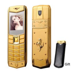 Luxury Mini Slim Signature Cellphone Dual SIM Bluetooth Call Magic Voice Big Button MP3 FM Radio Long Standby Cheap Mobile Phone