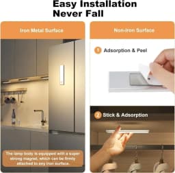 Night Lamp With Motion Sensor LED Battery 2200 mAh USB Rechargeable Touch Light For Room Kitchen Cabinet Wardrobe Lamp