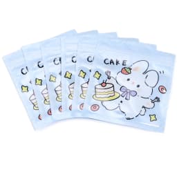 20pcs/lot 10X11cm Cute Ziplock Bag Multiolor Plastic Candy Snack Pouches Cartoon Pattern Reusable Jewelry Gifts Packaging Bags