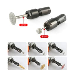 3/6mm Conversion Head Adapter To Straight Grinder Chuck Collet Adapter 100-type M10*1.5 Thread for Woodworking and Polishing