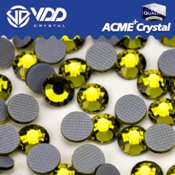 VDD Multi-color ACME+Series Top Quality Glass Hot-Fix Rhinestones Crystal AB Flatback Glitter Strass Stones For Fabric Garment