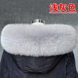 Real Fox Fur Collar Women Universal Hat Strip Down Jacket Fur Collar Winter Warm Fur Scarf Shawl Luxury Neck Warmer Fur Scarf