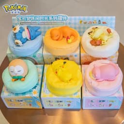 Hot Sale Pkm Eevee Sleeping Position Series Blind Box Sylveon Umbreon Flareon Jolteon Anime Desktop Decoration Model Toy Gift
