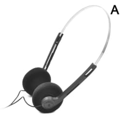 1pcs Underwire Headphone Music Mp3 Walkman Retro Feelings Portable Wired Small Headphones Sports Fashion Photo Props
