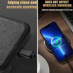 High Quality PU Leather Case for Apple iPhone 18 17 Pro Max 11 12 13 14 15 16 Plus Logo View Luxury Business Mobile Phone Cover