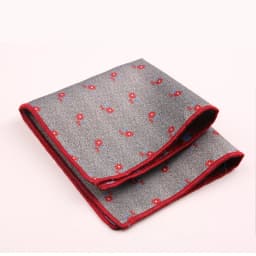 Trendy Striped Floral Brown Pocket Square British Men Formal Handkerchief Suit Shirt Accessories Groom Wedding Party Chest Hanky