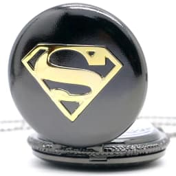 New Fashion Cool Black Blue Dial S Pendant Pocket Watch High Quality Men's Necklace Chain Women's Fob Watch for Super Gifts