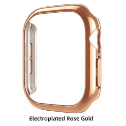 PC Electroplating Case for Apple Watch 12 46mm 42mm Hard Bumper Frame Protector Cover for Iwatch Series 12 46mm 42mm Accessories