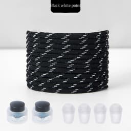 No tie Shoeaces Elastic Round Tieless Shoe Laces Sneakers Spring Lock Shoelace Quick Without ties Shoe Lace For Kids Adult New