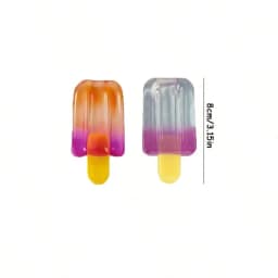 NEEDOH 1/2Pcs Summer Ice Cream Fidget Squishy TPR Squeeze Sensory Stress Relief Toy Holiday Mother's Day Kids Party Gift