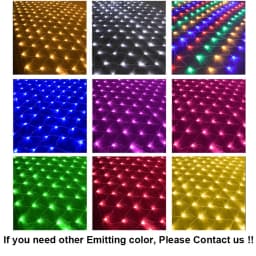 3x3m 6x4m 10x1m LED Net Mesh String Lights Outdoor Window Curtain Fairy Light Christmas Tree Bush Net Light for Garden Decor