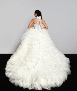 Amazing Fluffy Tulle Skirt High Low Layered Wedding Skirt Bridal Photoshoot Overskirt Elastic Ball Gown Tutu Multi Layers Skirt