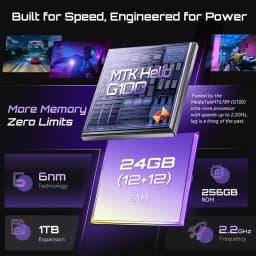 Cubot P90 Smartphone Helio G100 Octa-core 24GB+256GB 6.88Inch 120Hz Display 5100mAh Battery 64MP Camera Android 15 CellPhone NFC
