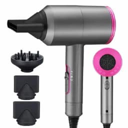 Professional Hair Dryer Strong Wind Hot Air Cold Air Ion Salon HairDryer 2000w Brush Negative Ion Blow Dryer with Diffuser