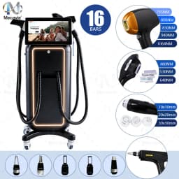 4 In 1 Soprano Titanium Ice Laser Hair Removal Device Alexandrite 808nm Diode Laser System Painless Permanent Body Hair Removal
