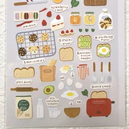 Korean Import Original Suatelier I Like Bread Baking Nylon Decorative Stationery Stickers Scrapbooking DIY Diary Album Stick