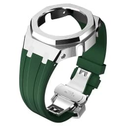 Mod Kit For Casioak GMAS2100 Stainless Steel metal Case Rubber Strap for Mod Kit GMA-S2100 4thGen Replacement shoc K Accessories