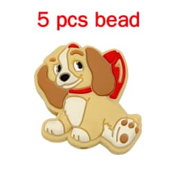 5pcs Silicone Pacifier Chain Cartoon Beads Baby DIY Care Nipple Chain Ornaments Parts