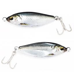 B&U Metal Jig Spinner Spoon Bait Sinking 3D Eye Color Laser Spinning Gear Luring Cast Fishing Tackle Blade Hook Pesca VIB Lure