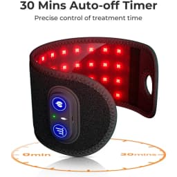 NEW Rechargeable Red Light Therapy Wrist Wrap 48PCS LED Red and Infrared Light for Hand, Wrist, Finger, and Joint Discomfort