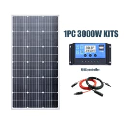 6000W/3000W High-Power Solar Panel Kit, Suitable for Outdoor Activities and Homes Camping and RV Off Grid Living