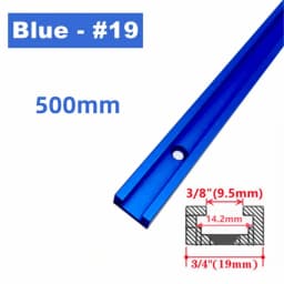 Workbench T-Slot Aluminium Alloy Miter Track T Sliding Slider T Bolts Nut Set Woodworking T-Track Jig Fixture Tools