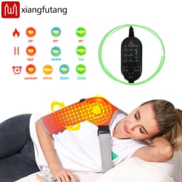 Red Light Heating Massage Shoulder Support Heating Pad 3-Speed Vibration Muscle Relax Belt Shoulder Brace