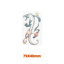 Creative dragon Phoenix metal transfer sticker Gold and silver tiger knife dragon pattern personality DIY decorative stickers