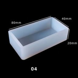 Cuboid Cube Resin Moulds Crystal Epoxy DIY Jewelry Pendant Storage Tray Square Rectangular Casting Accessories Silicone Mold