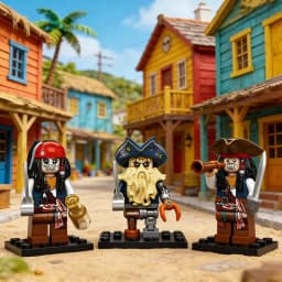 Mini Blocks Navy Pirates Anime Figures Mini Bricks Toys Captain Jack Sparrow Caribbean Figure Blocks Children Assembly Toys