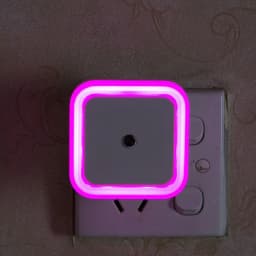 Mini Square Wireless Sensor LED Night Light EU US Plug Indoor Lighting Lamp for Baby Kids Bedroom Living Room Corridor HomeDecor