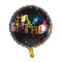 50pcs 18inch Round Foil Balloon Happy Birthday Inflatable Foil Helium Balloons Birthday Party Decoration Kids Toys Air Globos
