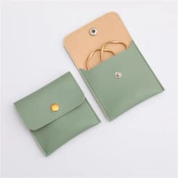 High-end PU Leather Jewelry Packaging Bags Flap Snap Necklace Ring Bracelet Earrings Gift Storage Jewelry Organizer Pouch Joyero