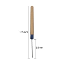 1 Piece Wooden Handle Soldering Pick with Titanium Tip Professional Welding Needle Goldsmithing Jewelry Making Tool