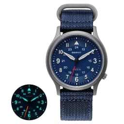 BERNY Full Titanium Watches for Men Outdoor Quartz Men's Field Wristwatch Super Luminous Sapphire Easy Read Watch