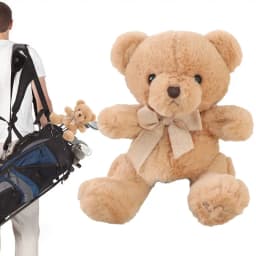 Bear Golf Club Head Cover Fun Golf Head Covers Cartoon Animal Golf Rod Head Cover Funny Plush Protection For Professional Golfer