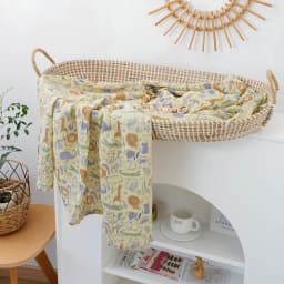 100% Cotton 120*110cm 2 Layers Newborn Baby Bath Towel Wrap Muslin Swaddle Blankets