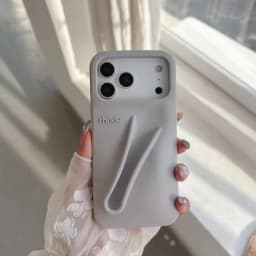 Hot‑Trend Rhode Lip Gloss Holder Cover for iPhone 11‑17, Anti‑Drop 3D Design Thick Silicone Single Shell Phone Accessory