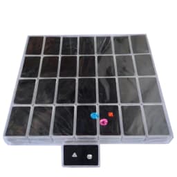 50Pcs Loose Diamond Storage Box Clear Gemstone Organizer Case Charm Holder Bead Container Piercing Jewelry Gem Stone Display Box
