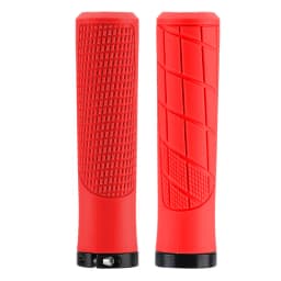 Rubber Handlebar Grips Folding Balance Bike Grips Shockproof Non-slip Mountain Bicycle Grip Aluminum Alloy Lock on MTB Cuffs