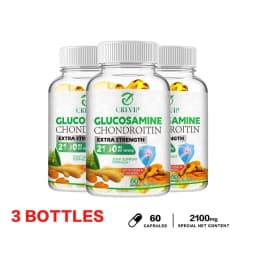 Glucosamine Chondroitin MSM Complex - Repairs Cartilage and Improves Back, Neck, Knee Joint Health, Mobility & Flexibility