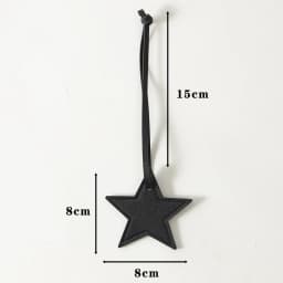 8cm PU Leather Patch Five-Pointed Star Keychain Star Decoration For Embellishing Bag Clothing Lanyard