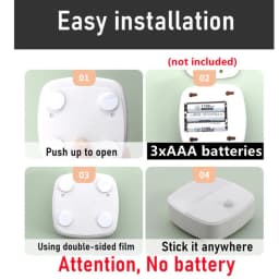 LED Night Light Cabinet Lights Smart Motion Sensor Light Wall Lamp for Home Aisle WC Hallway Stair Kitchen Bedroom Night Lamp