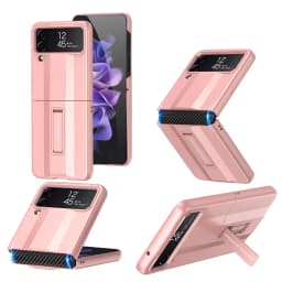 For Samsung Galaxy Z Flip 4 Foldable Super Running Anti-fall Full Shell Easy to Fold with Stand Cover