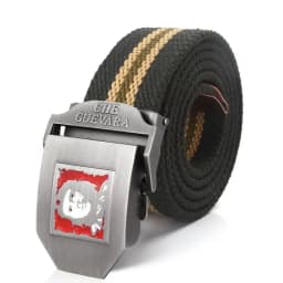 SupSindy Men Canvas Belt Che Guevara Metal Buckle Army Military Tactical Belts For Men Fashion Jeans Waistband Male Strap Black