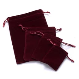 10pcs Velvet Bag Drawstrings Pouches Jewelry Gift Display Packing Bags Fashion Flannel Bags 5x7cm 7x9cm 10x12cm 13x18cm