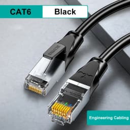 Samzhe Ethernet Cable Cat6 Gigabit High Speed 1000Mbps Internet Cable RJ45 Shielded Network LAN Cord for PC PS5 PS4 PS3 Xbox