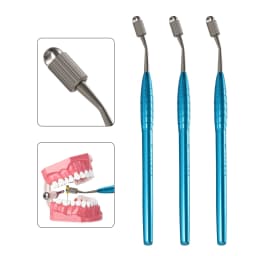 1-20Pcs Dental Endodontic Endo File Holder K-Files Handle Hand UseStainless Steel Root Canal Tool Ergonomic Grip Autoclavable