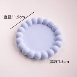 Plaster Tray Rings Storage Plate Photo Props Nail Jewelry Display Matte Decorative Pieces