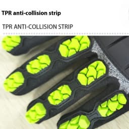 New TPR Mechanical Anti-Impact Gloves CE Certified Level 5 Cut Puncture Resistant for Oil Mining Construction and Heavy Industry